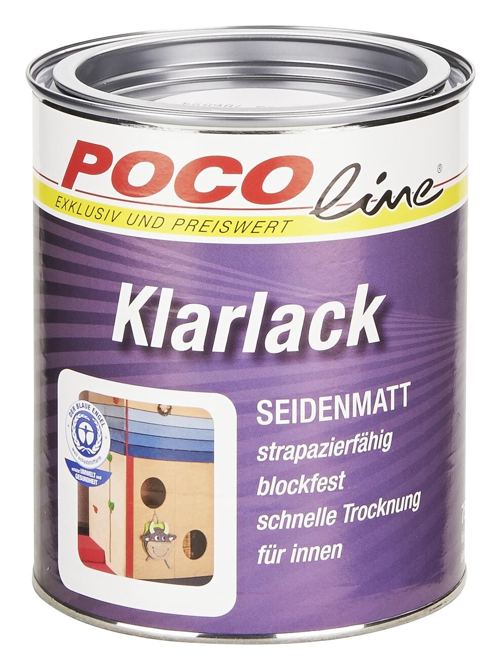 POCOline Acryl Klarlack farblos seidenglänzend ca. 0,75 l