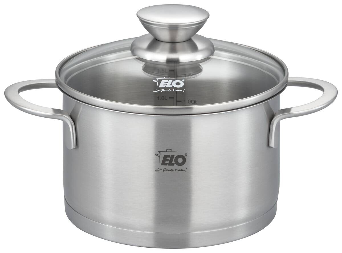 ELO Topfset schwarz Edelstahl 5 tlg.