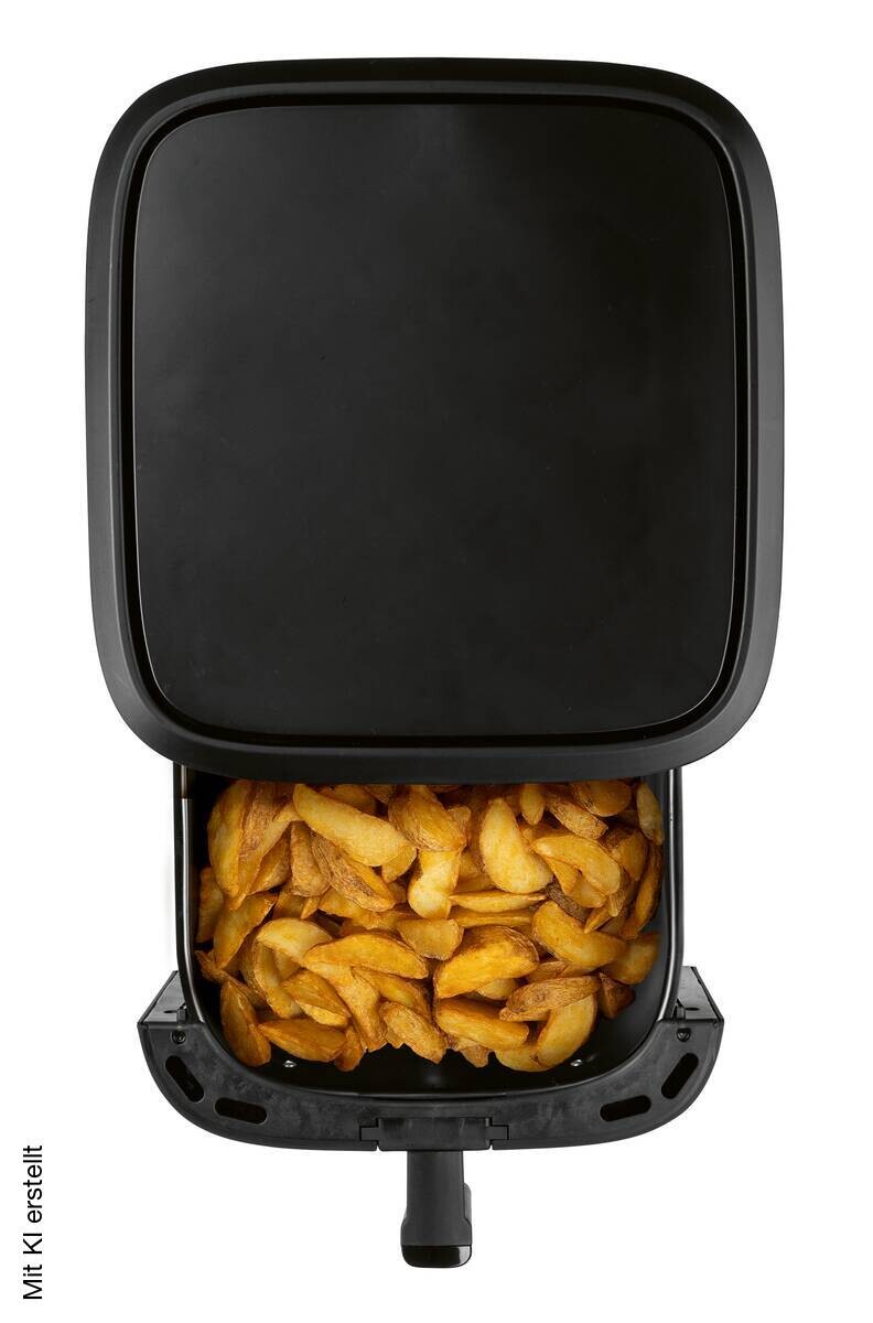 GOURMETmaxx Heißluftfritteuse schwarz Kunststoff B/H/L: ca. 39,1x33,5x28,6 cm ca. 6,5 l