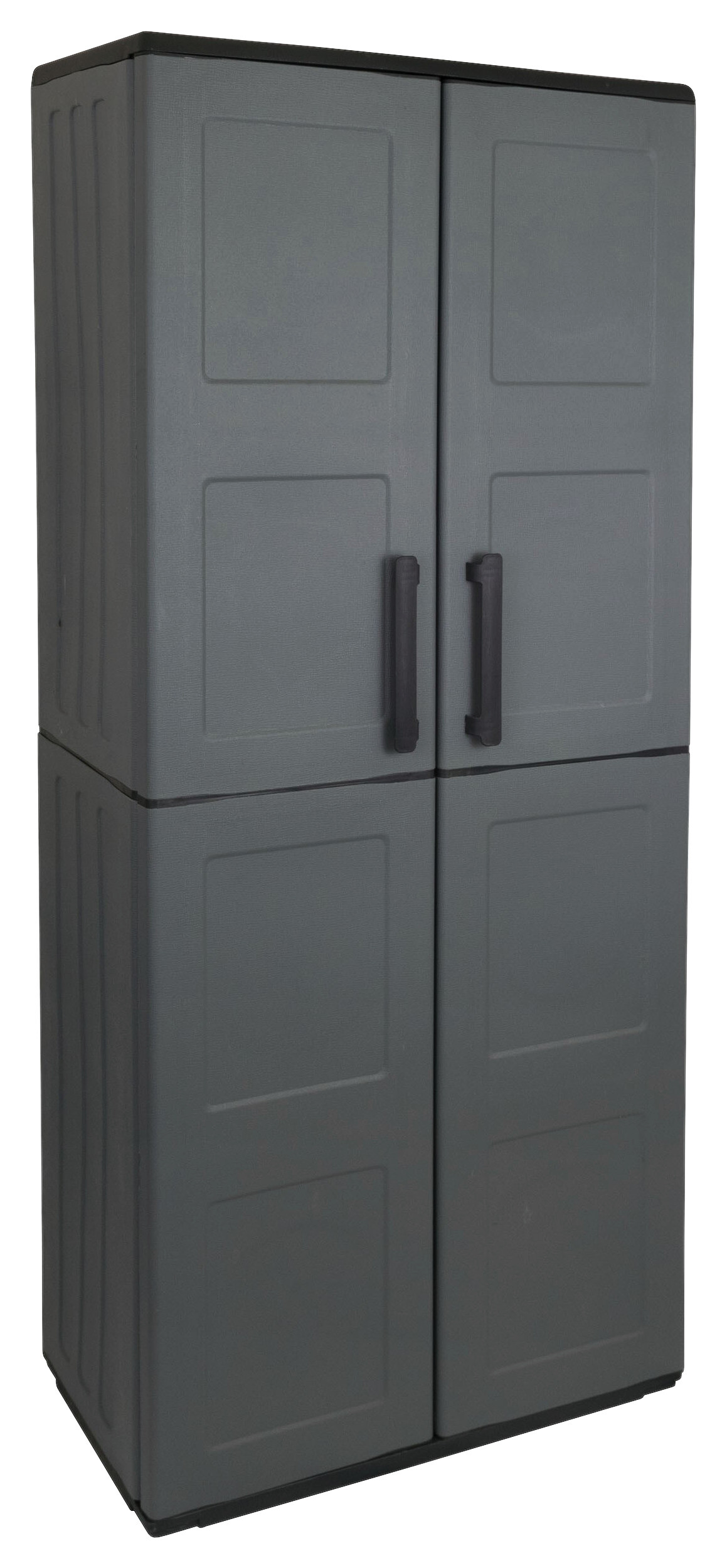 Kunststoffschrank Free dunkelgrau Kunststoff B/H/T: ca. 68x163x37 cm