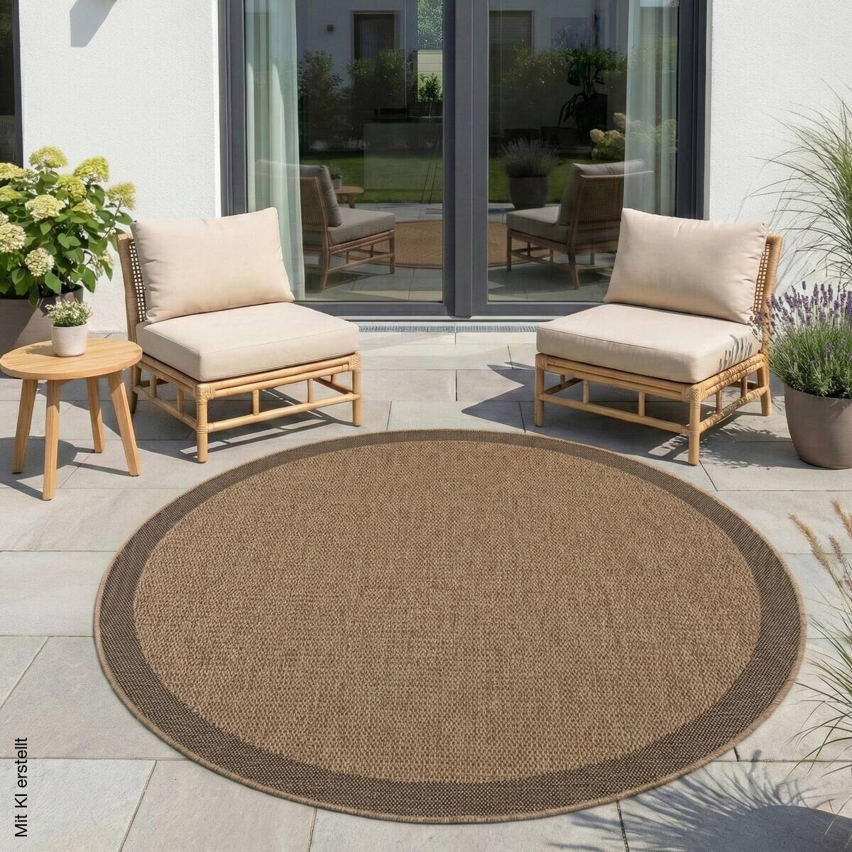 Ayyildiz Flachwebteppich TIMBER beige D: ca. 200 cm
