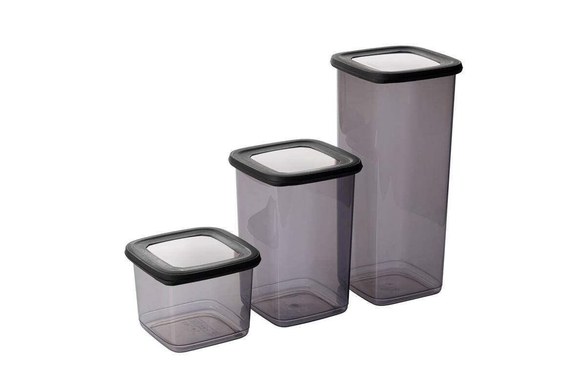 HermiaConcept Vorratsdosenset 18tlg. anthrazit