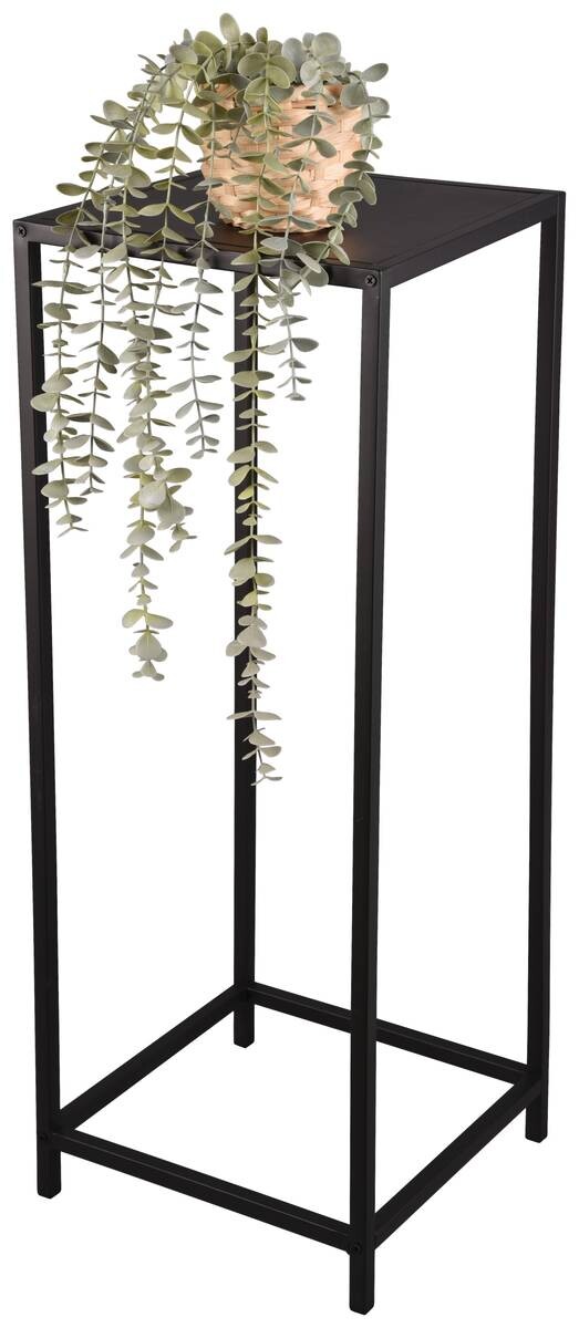 Beistelltisch Vera schwarz lackiert Metall B/H/T: ca. 31x80x31 cm