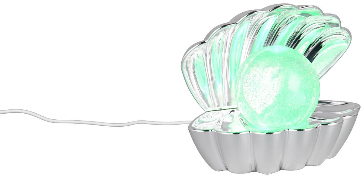 Reality Kinderzimmerleuchte Shelly Chrom Kunststoff B/H/L: ca. 17,5x14,5x12,5 cm