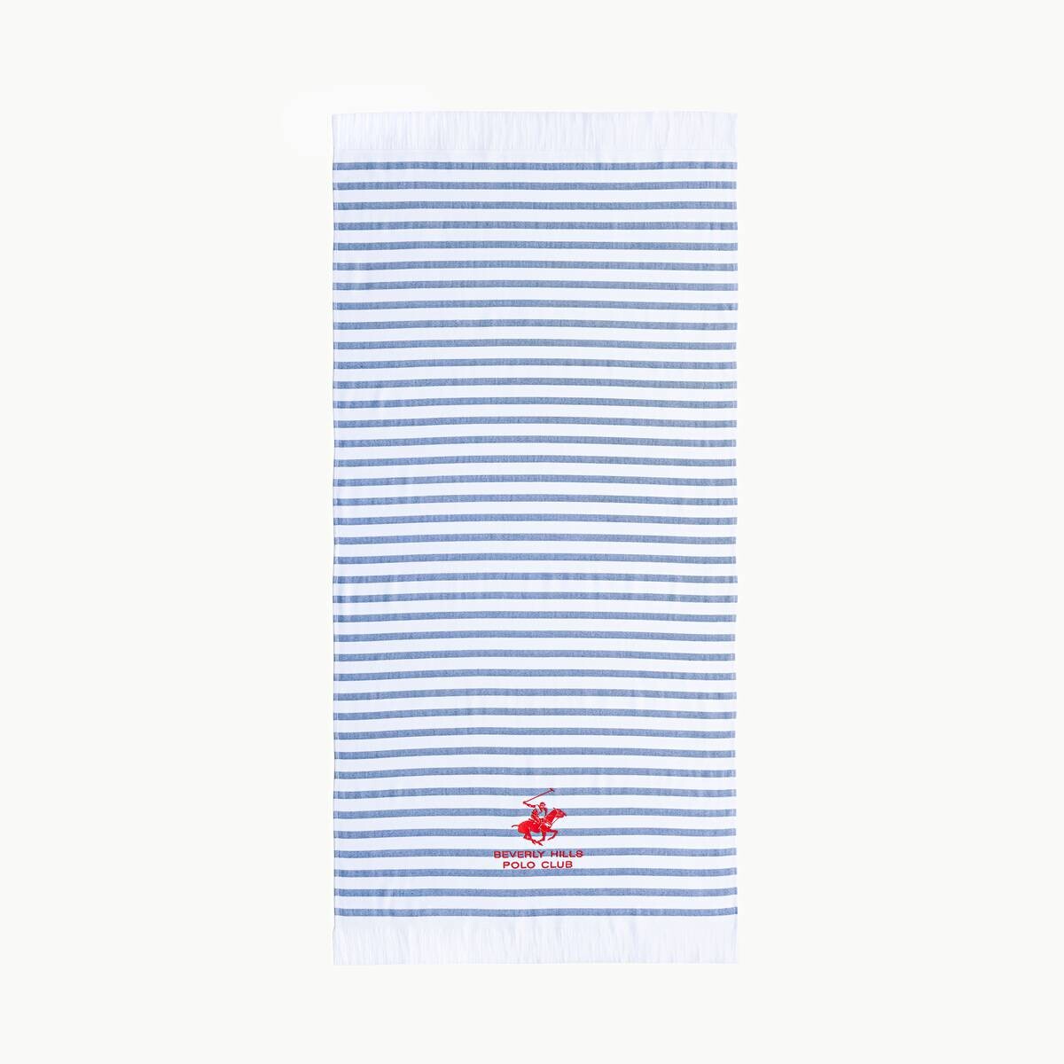 POLO CLUB Hamamtuch POLO CLUB blau Baumwolle B/L: ca. 80x165 cm