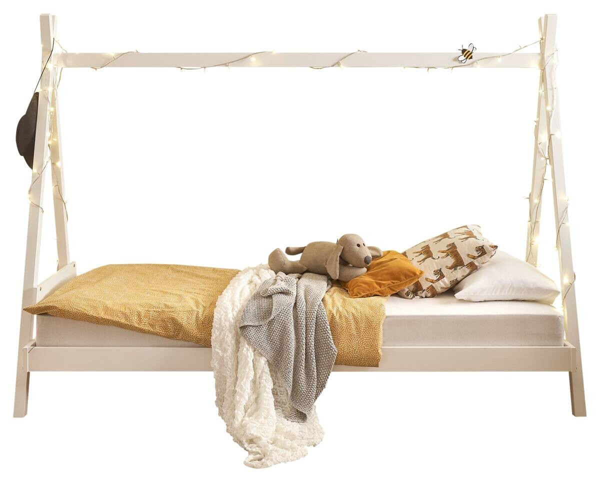 Bett Sora weiß Liegefläche B/L: ca. 90x200 cm