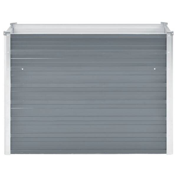 Hochbeet grau Stahl B/H/L: ca. 40x77x100 cm