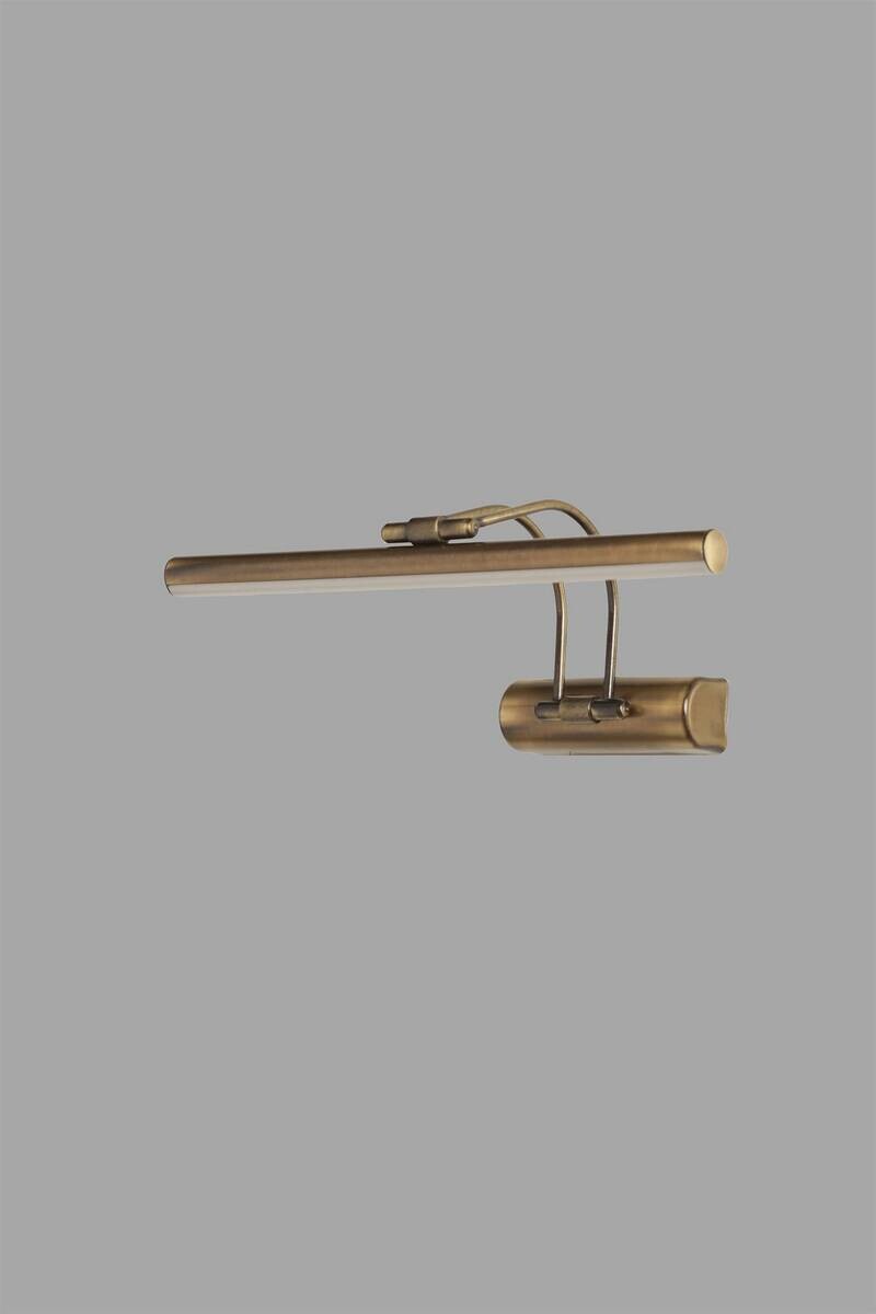 LED-Wandleuchte gold Metall B/H/T/L: ca. 21x25x21x50 cm 1 Brennstellen