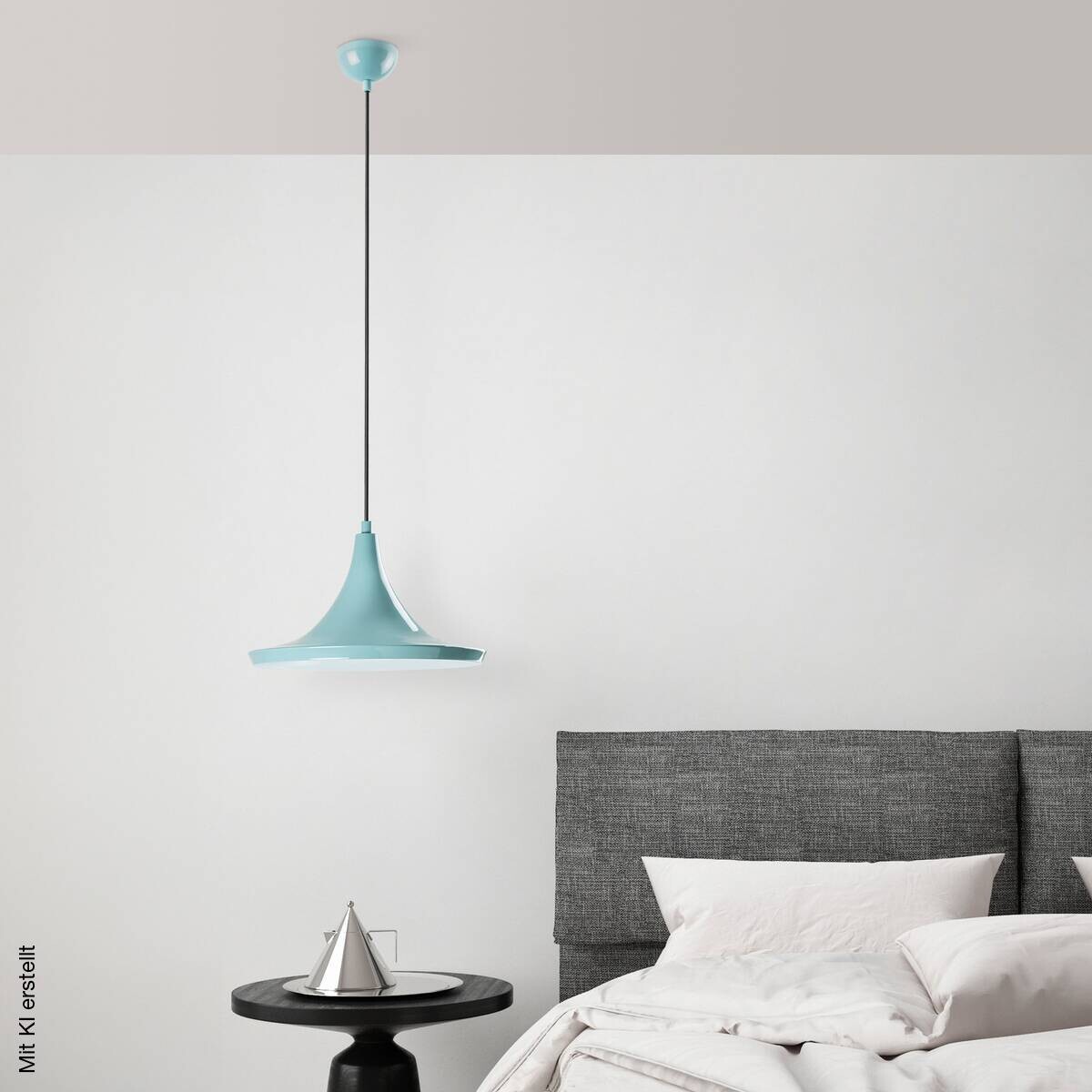 Opviq Pendelleuchte türkis B/H/T: ca. 30x117x30 cm E27 1 Brennstellen
