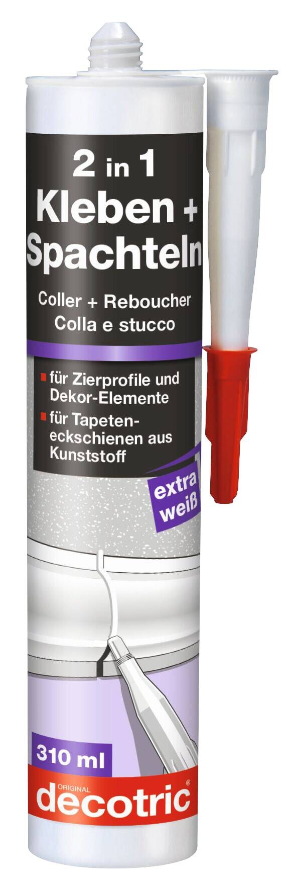 decotric 2in1 Kleben & Spachteln ca. 0,31 l