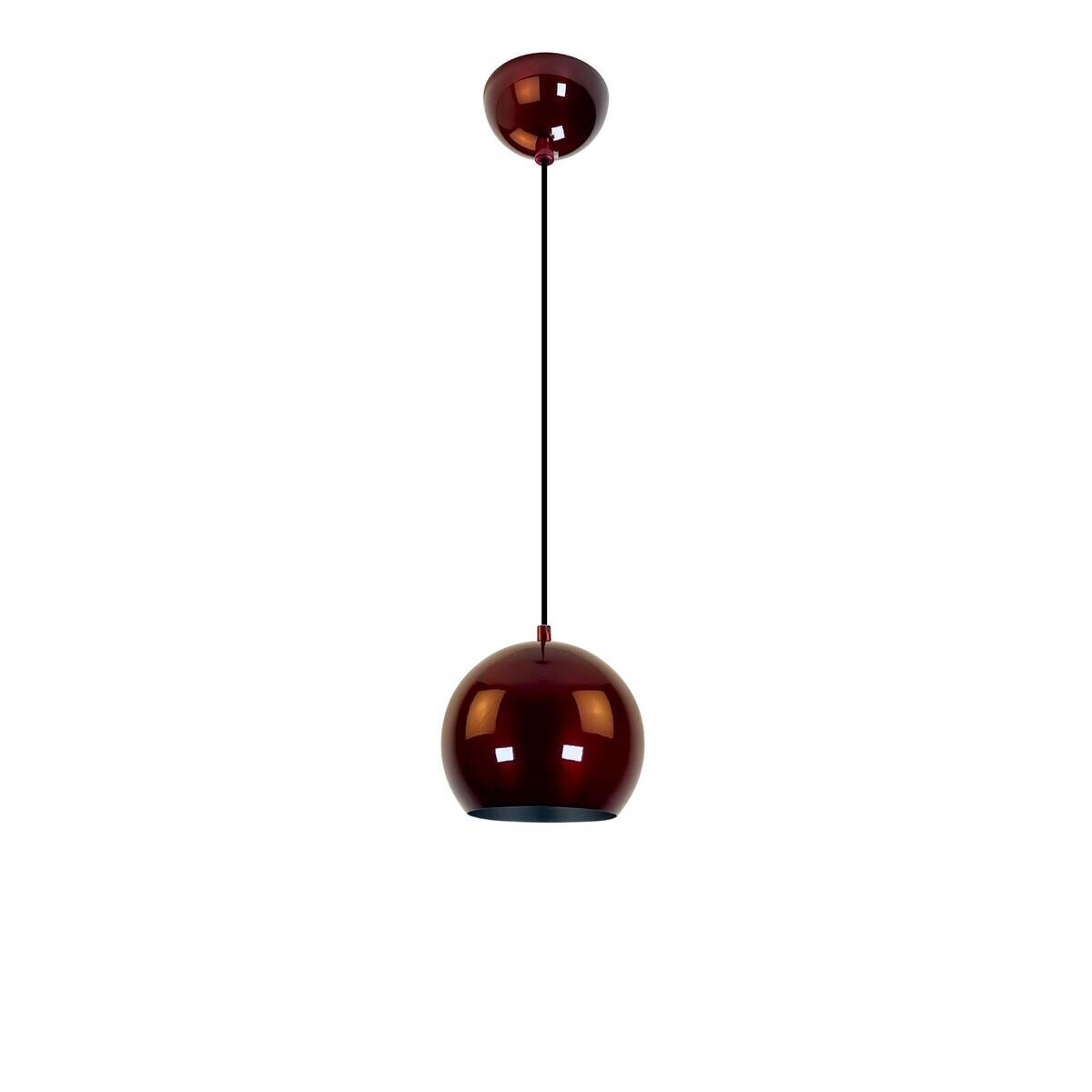 Opviq Pendelleuchte weinrot B/H/T: ca. 20x111x20 cm E27 1 Brennstellen