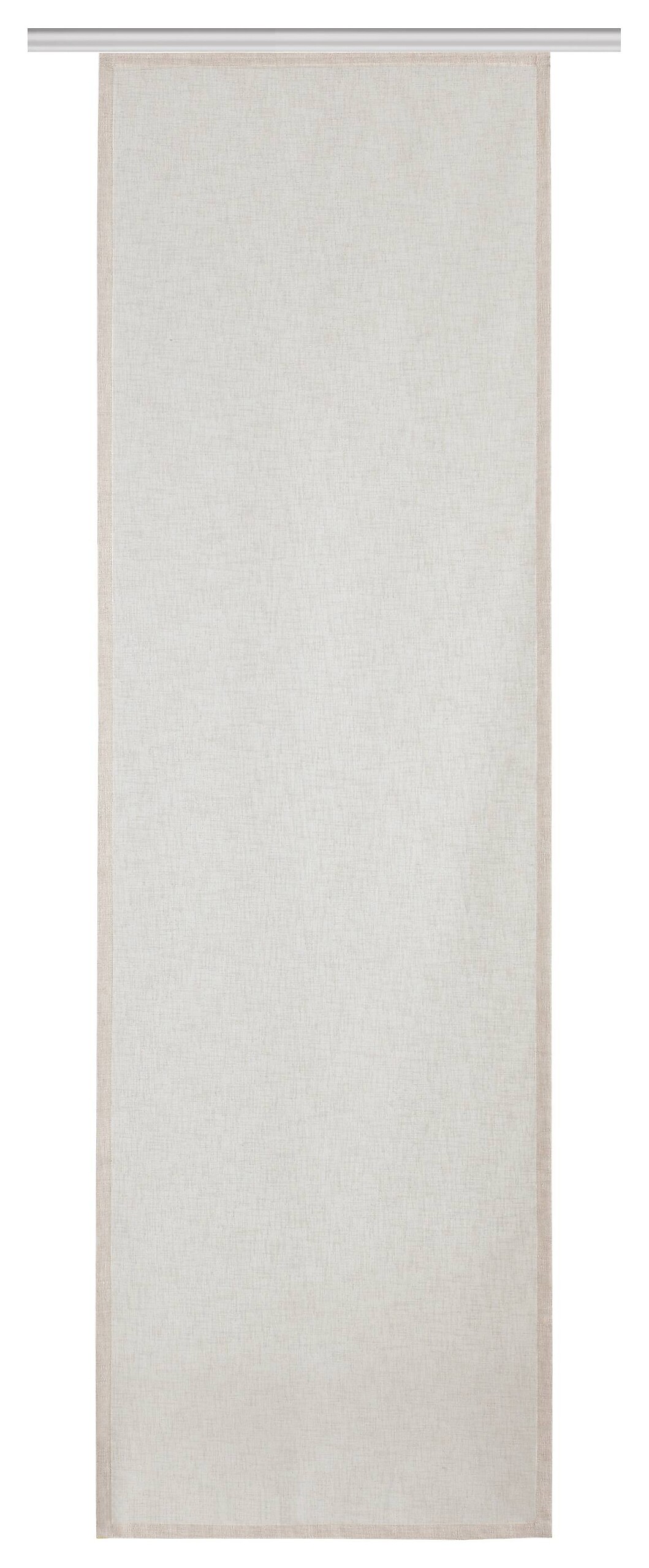 Schiebevorhang Kira hellbraun B/L: ca. 60x245 cm