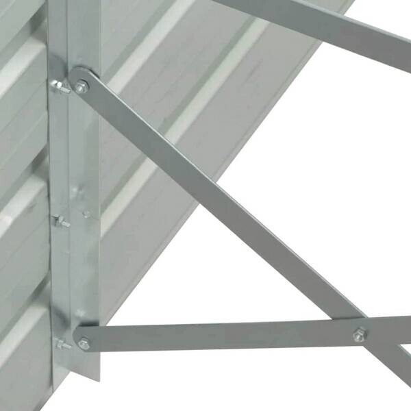 Hochbeet grau Metall B/H/L: ca. 40x77x320 cm