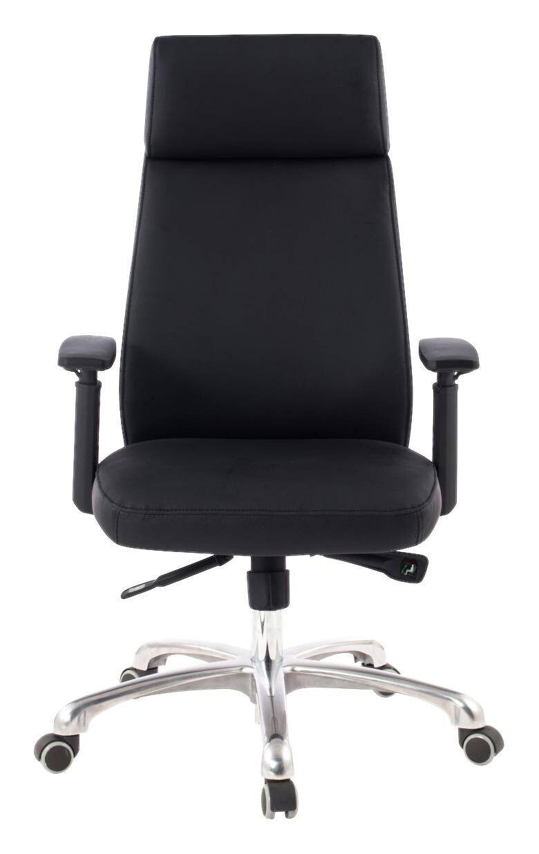 Drehstuhl schwarz Leder