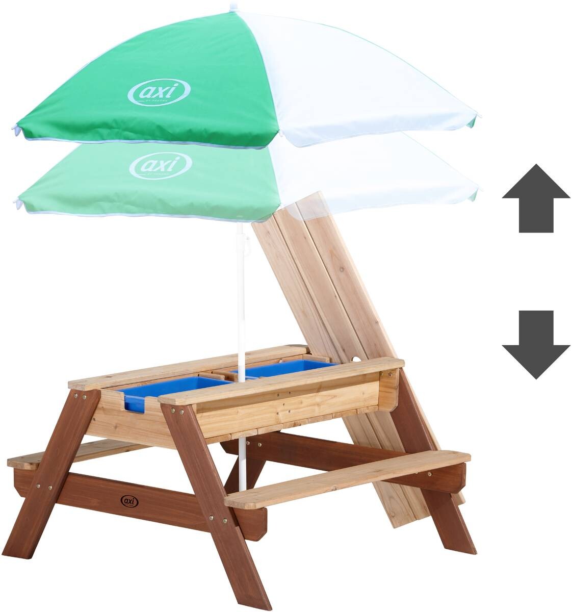 AXI Sand & Wassertisch Nick braun B/H/L: ca. 98x49x95 cm