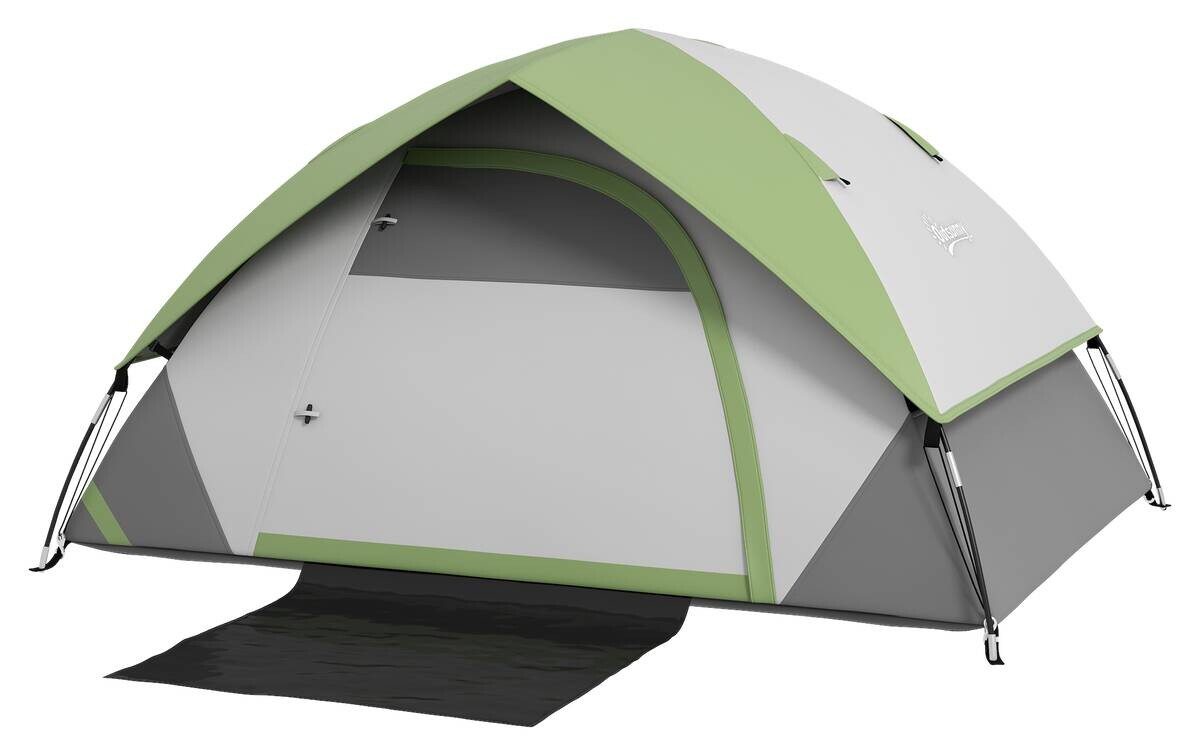 Outsunny Campingzelt grün Kunststoff B/H/L: ca. 150x110x210 cm