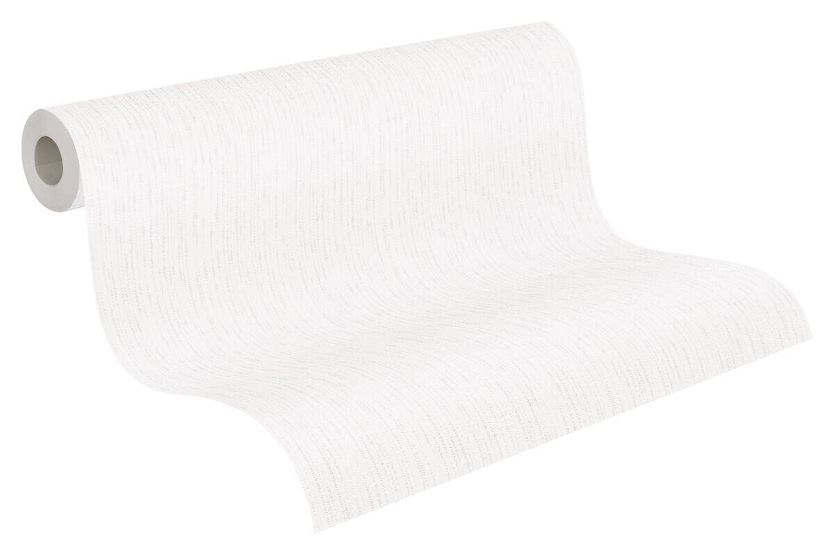 A.S.Creation Papiertapete weiß B/H/D: ca. 53x1005x10 cm