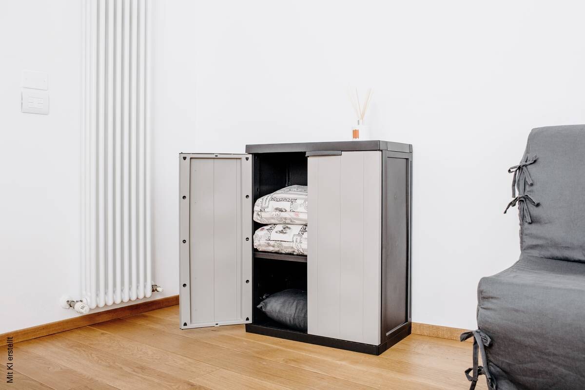 Toomax Kunststoffschrank grau B/H/T: ca. 65x85x37 cm