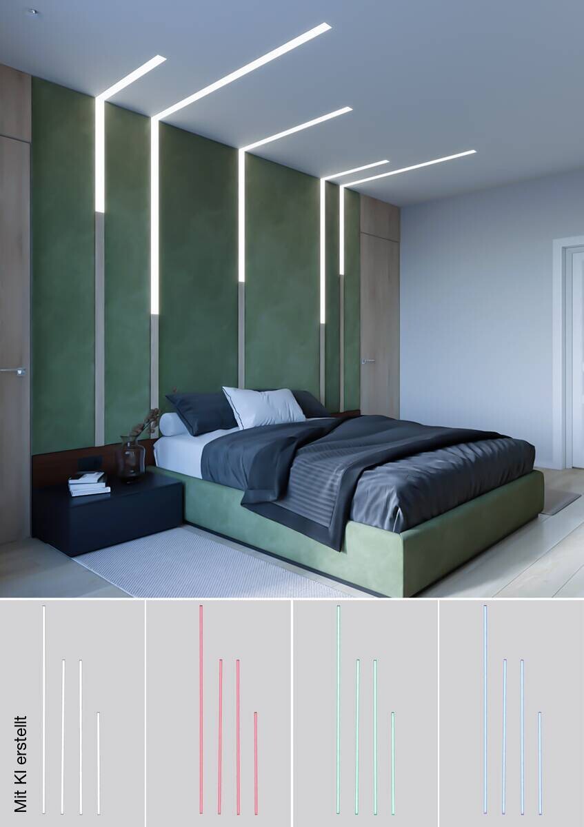 Nolo LED-Akustikpaneelbeleuchtung schwarz
