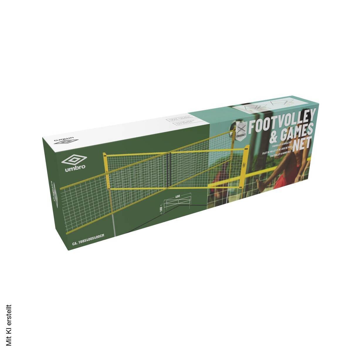 Volleyball/Badminton Netz schwarz