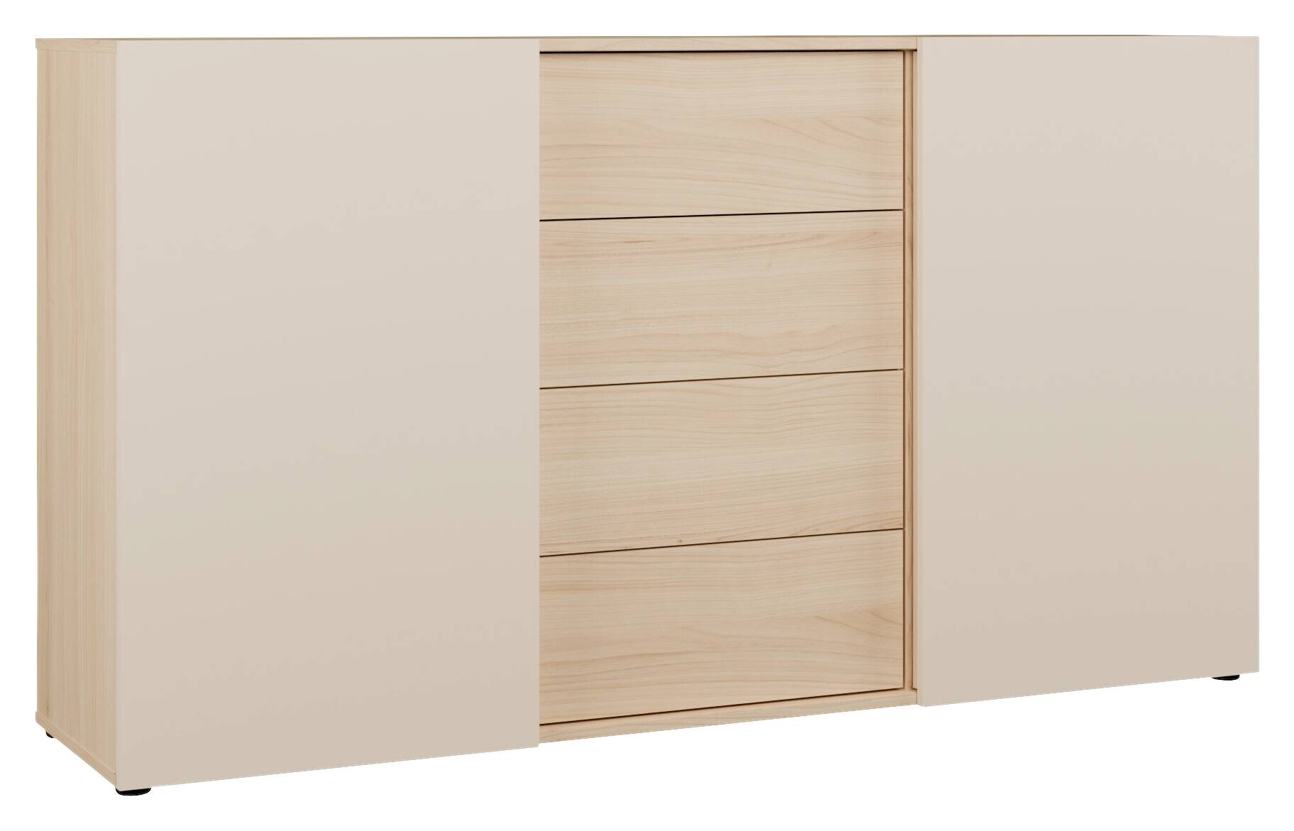 Kommode Eiche Riviera Nachbildung Kaschmir B/H/T: ca. 165x91x41 cm