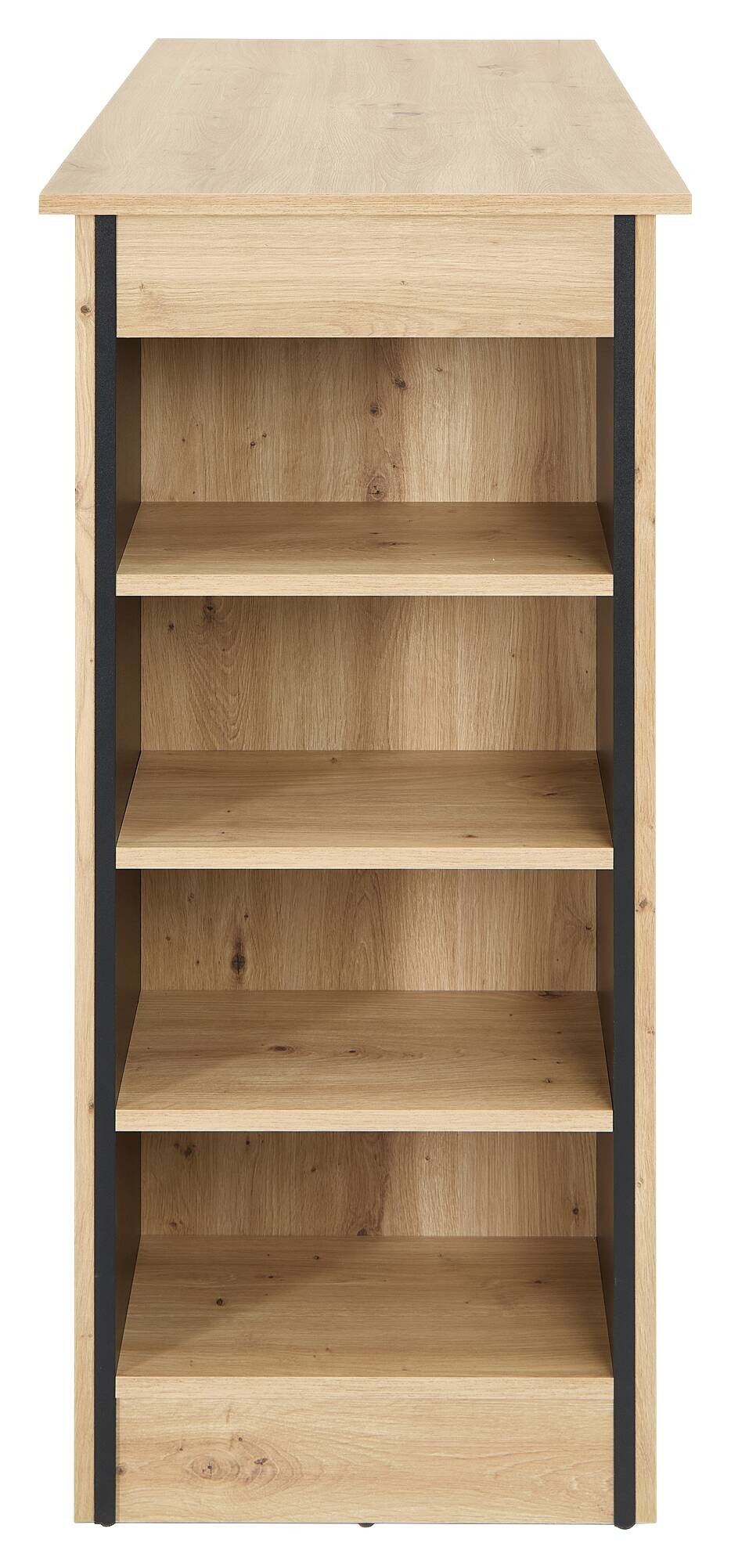 Bartisch Mojito Artisan Oak Nachbildung Melamin B/H/T: ca. 115x103x50 cm