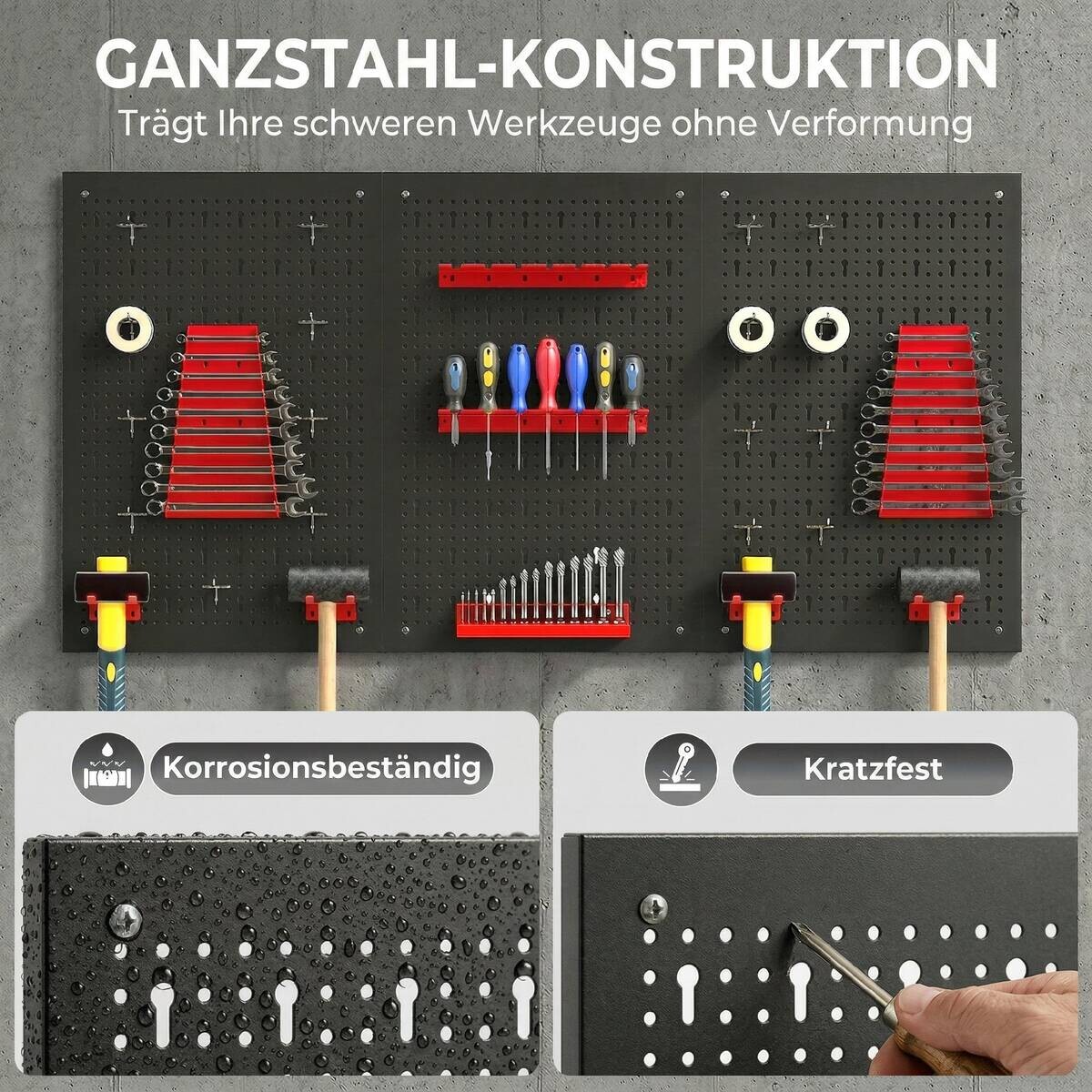 Werkzeugwand B/H/L: ca. 40x2x60 cm