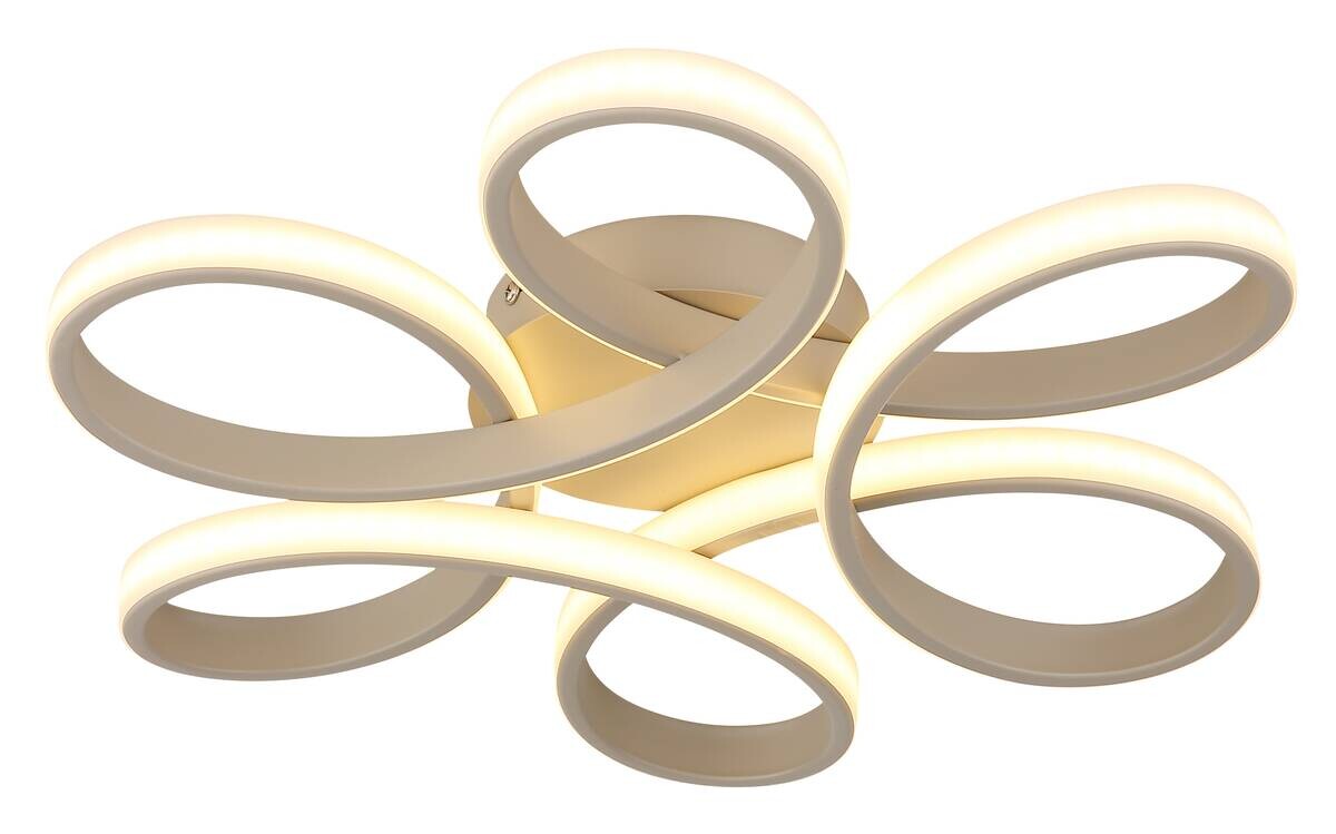 POCOline LED-Deckenleuchte Valentina sand Metall Kunststoff B/H/L: ca. 36x7x40 cm