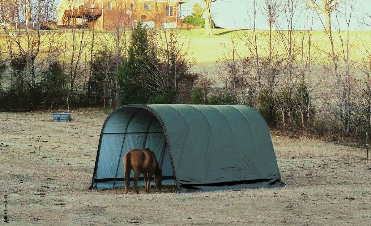 ShelterLogic Weidezelt Run-In-Shed B/H/T: ca. 400x300x610 cm