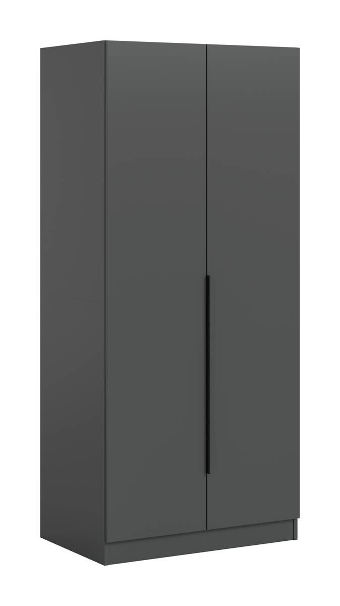 Kleiderschrank KOPENHAGEN anthrazit B/H/T: ca. 80x181x52 cm