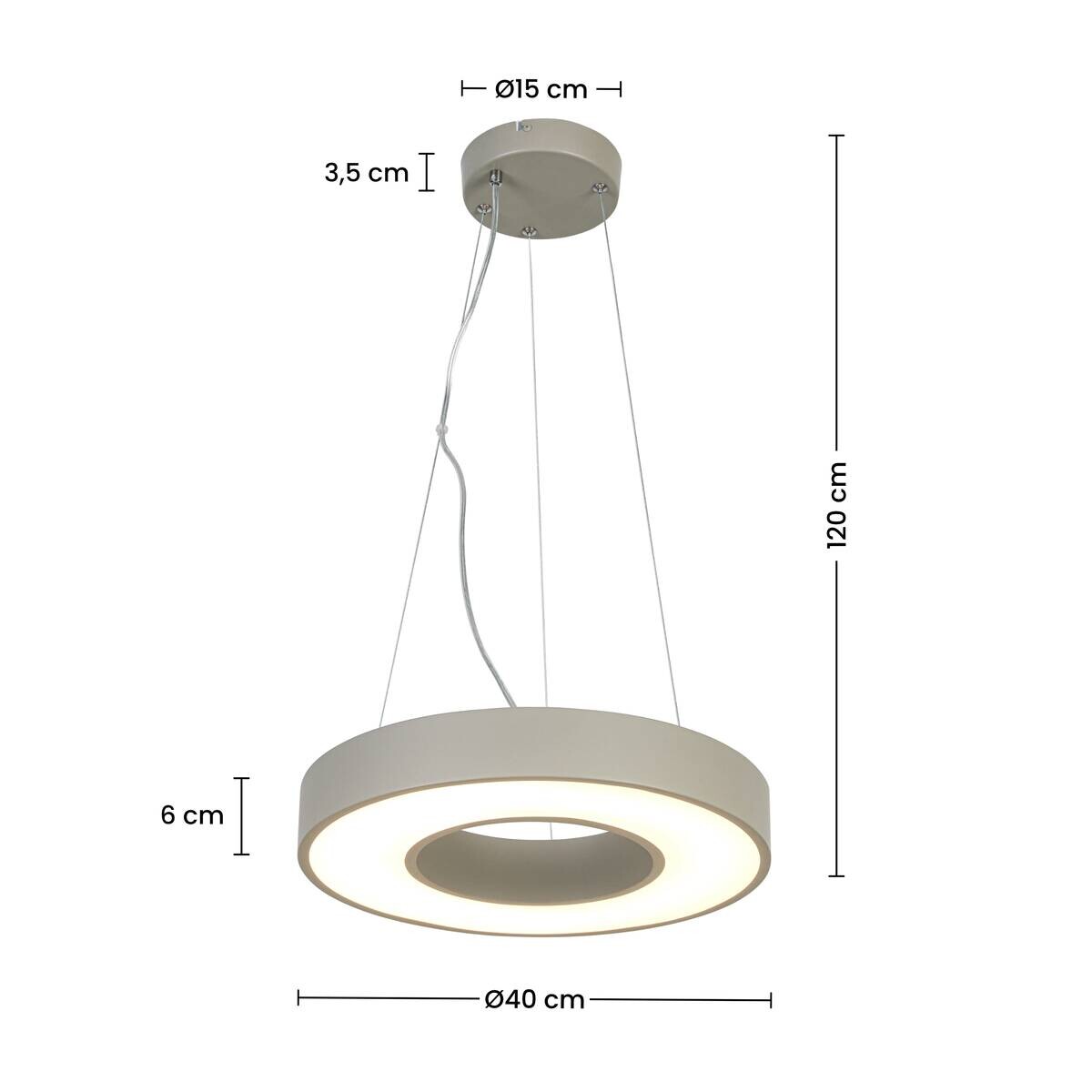Nolo LED-Pendelleuchte Rayan