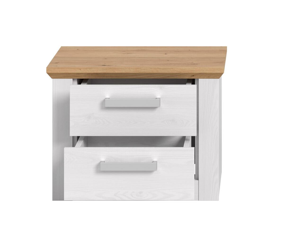 Nachtkonsole VERONA Sibiu Lärche Nachbildung Eiche Artisan Nachbildung B/H/T: ca. 56x43x39 cm