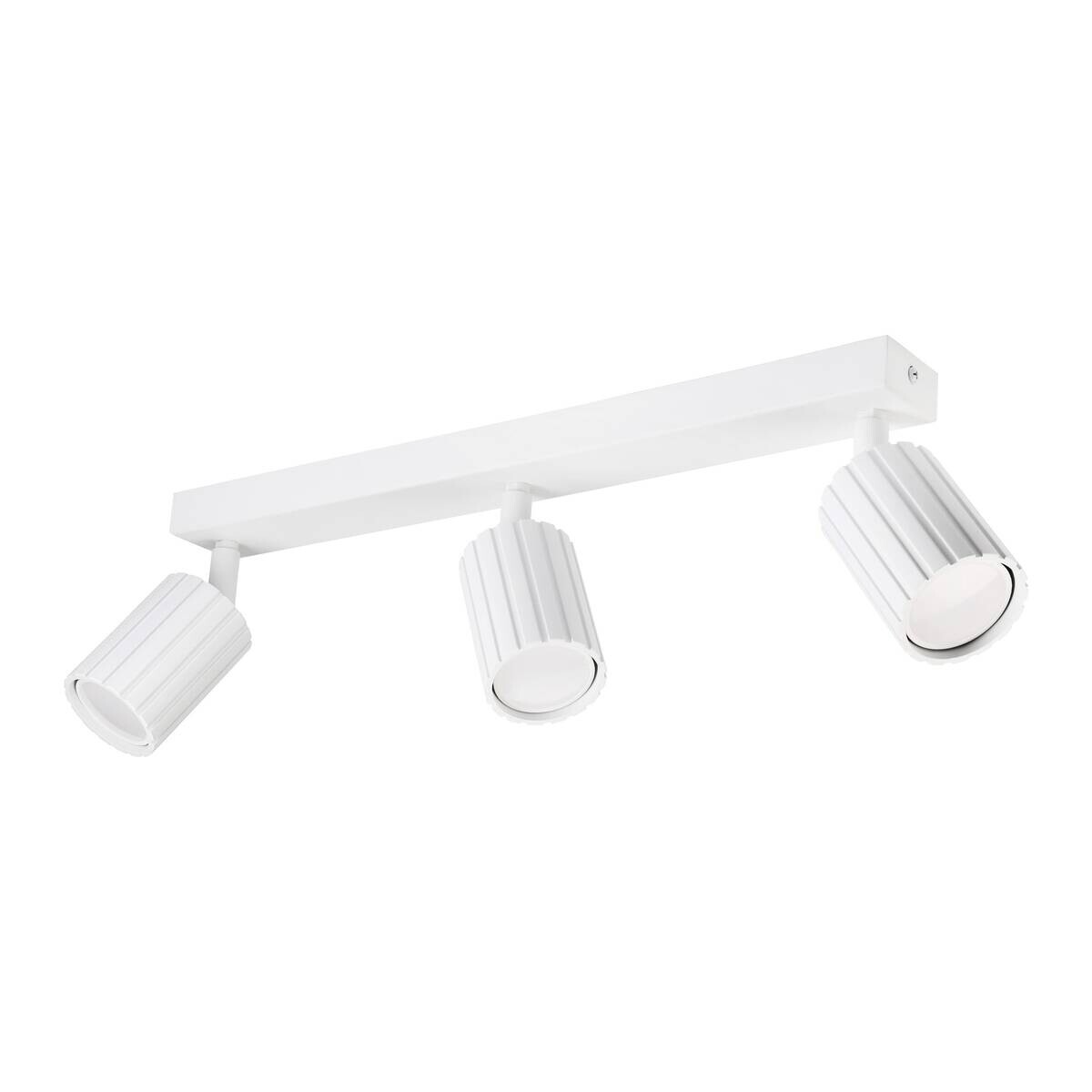 Lamkur Strahler Prisma weiß Stahl B/H/L: ca. 6,5x16,5x45 cm 3 Brennstellen