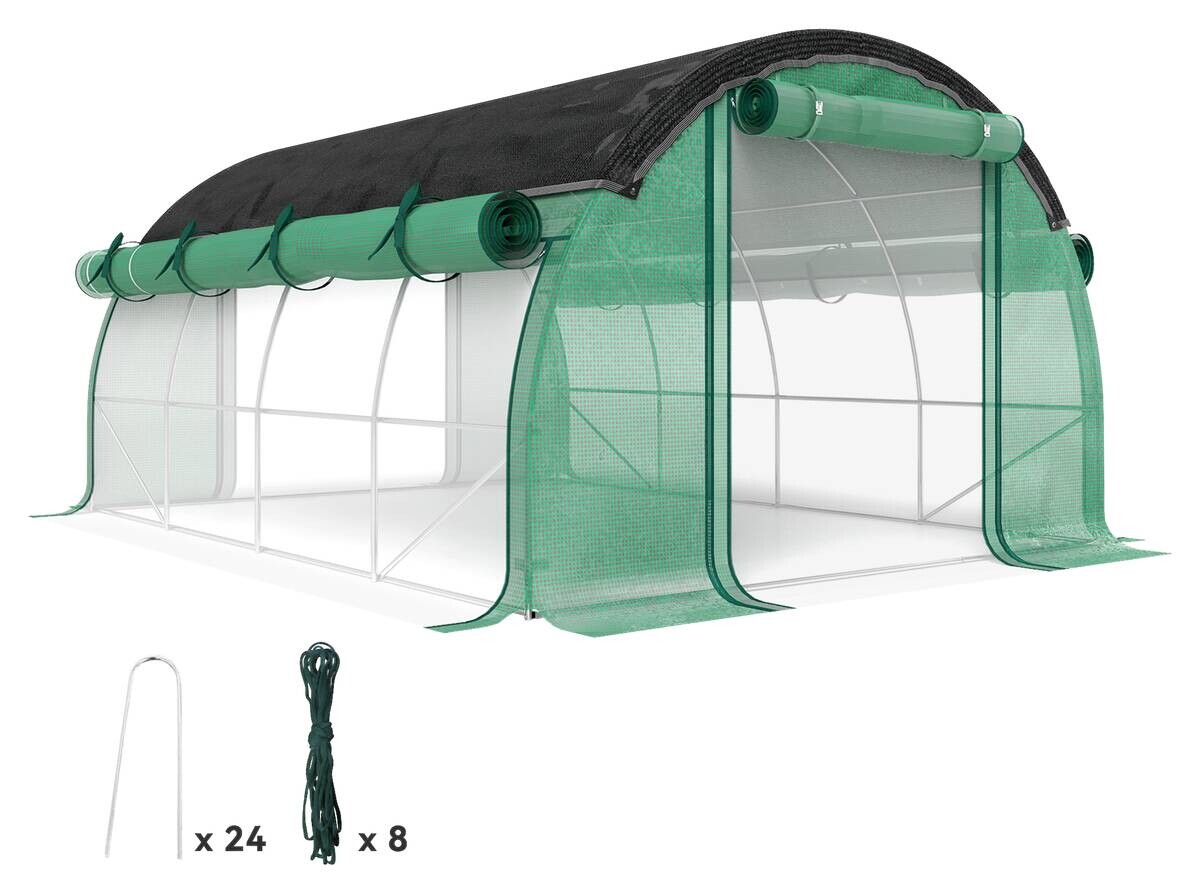 Outsunny Folientunnel B/H/L: ca. 300x198x400 cm