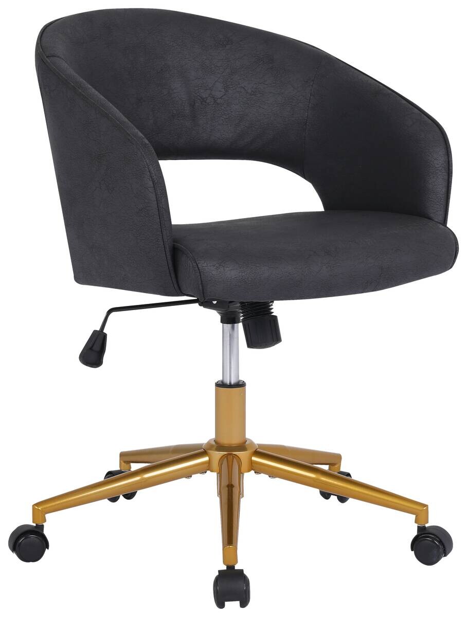 Drehstuhl Andy schwarz Microfaser