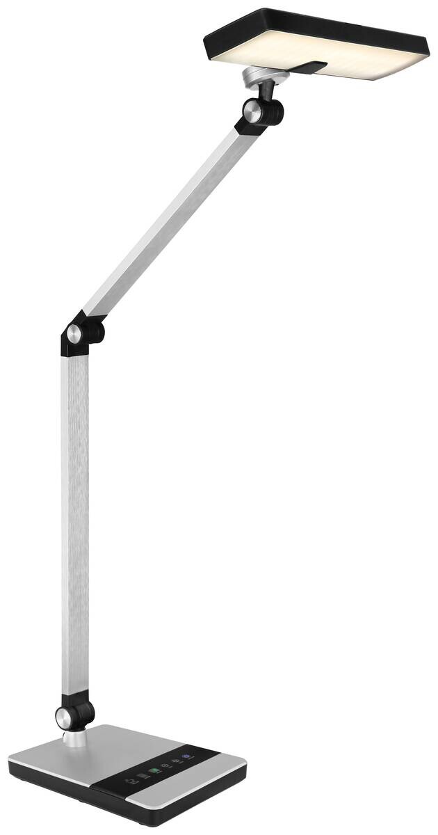 GLOBO LED-Schreibtischleuchte Dally 58427S silber schwarz Alu Kunststoff H: ca. 82 cm