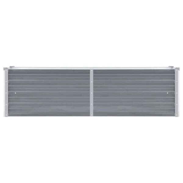 Hochbeet grau Stahl B/H/L: ca. 40x45x160 cm