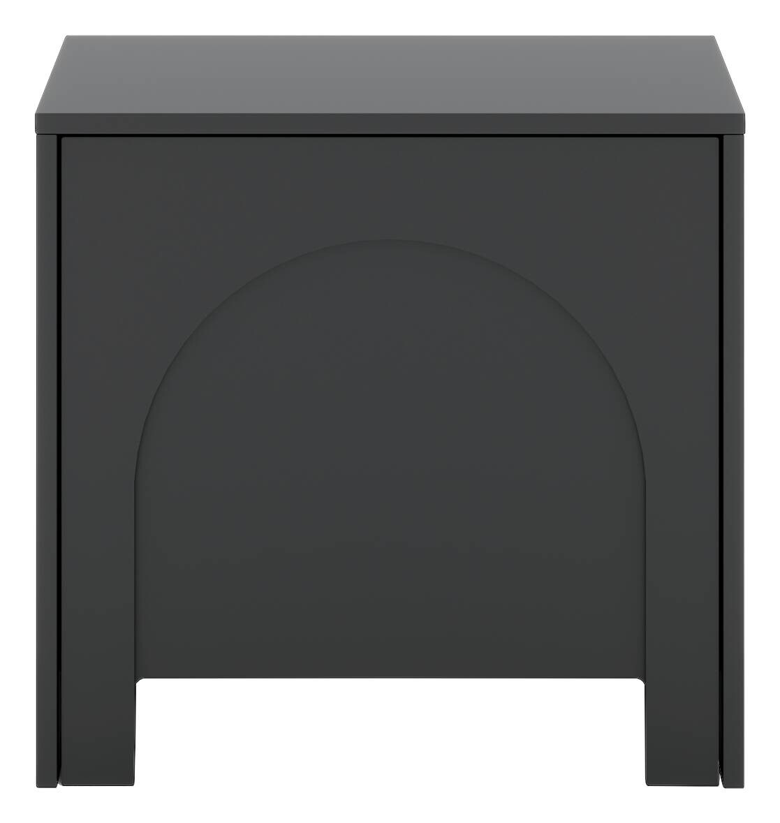 Nachtkonsole ARCO schwarz B/H/T: ca. 50x49x35 cm