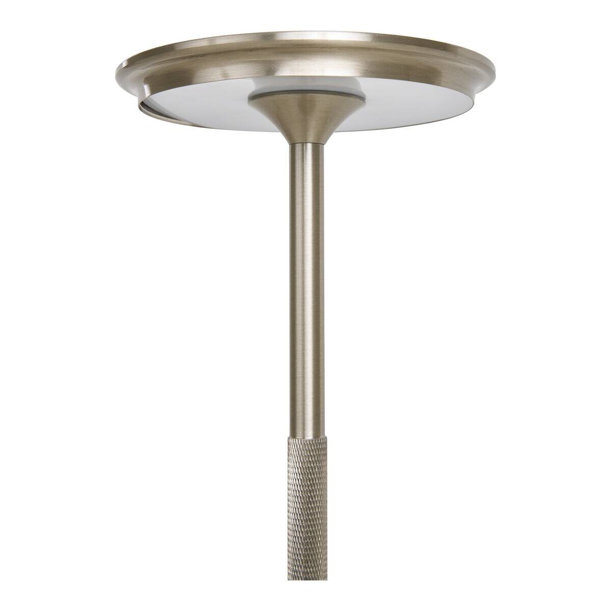 Tischleuchte Lyneham silber Aluminium B/H/L: ca. 13x28,5x13 cm