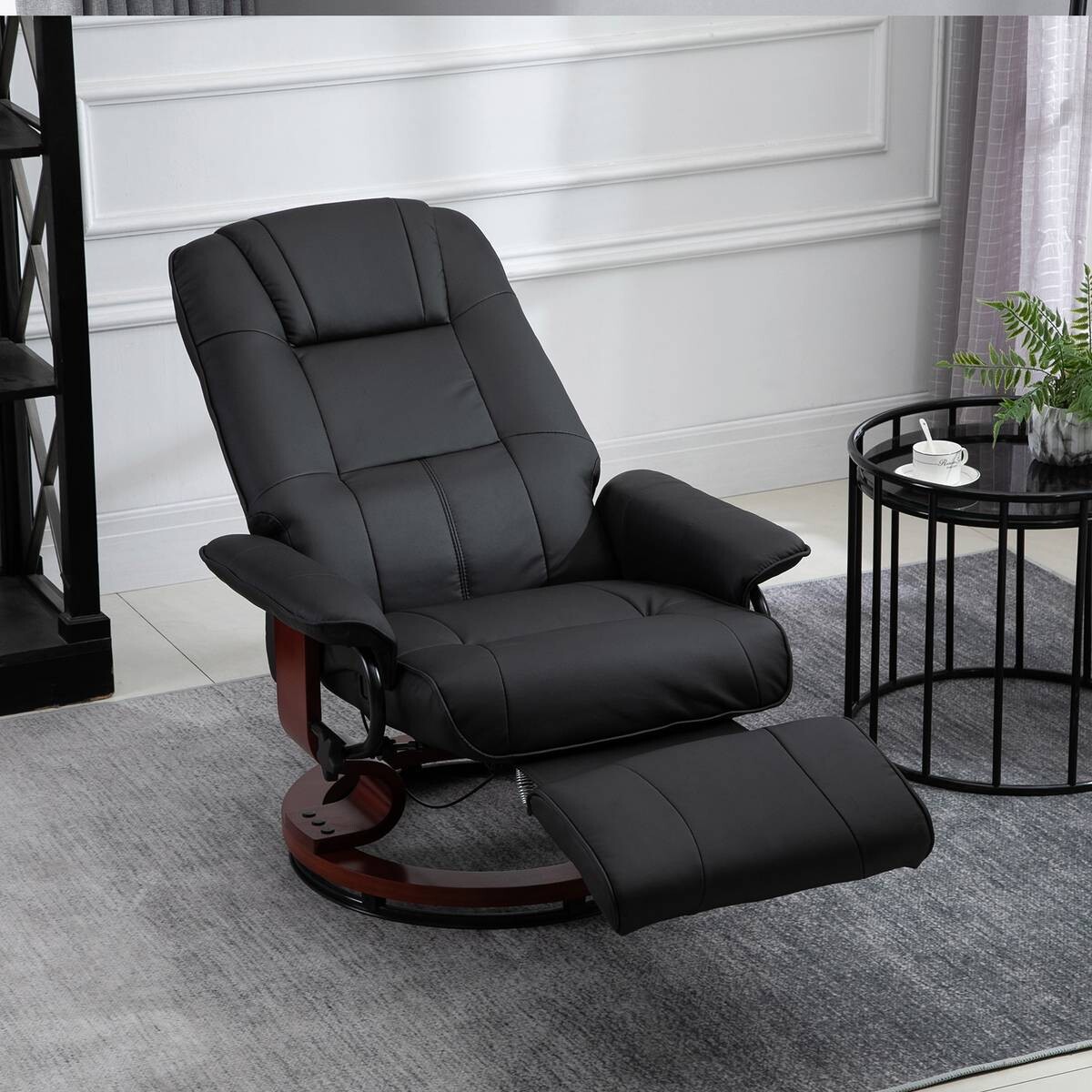 Sessel 833-621 schwarz B/H/T: ca. 78x100x87 cm