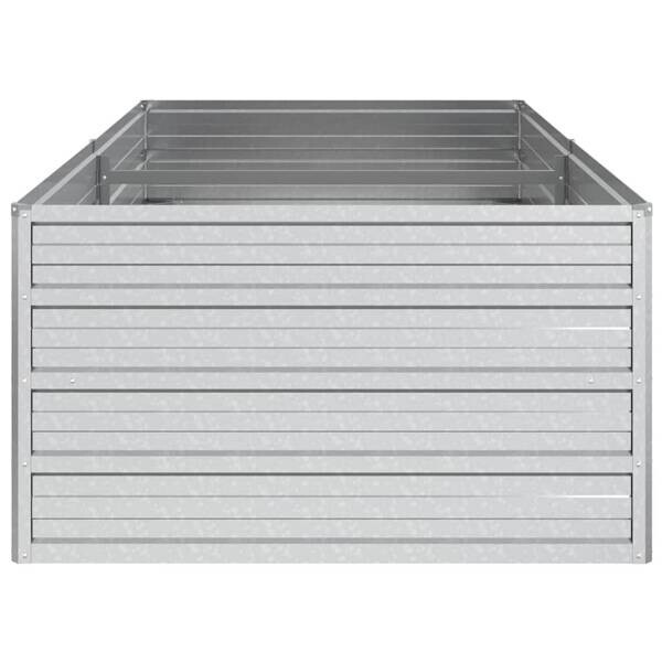 Garten-Hochbeet silber Stahl B/H/L: ca. 80x45x160 cm