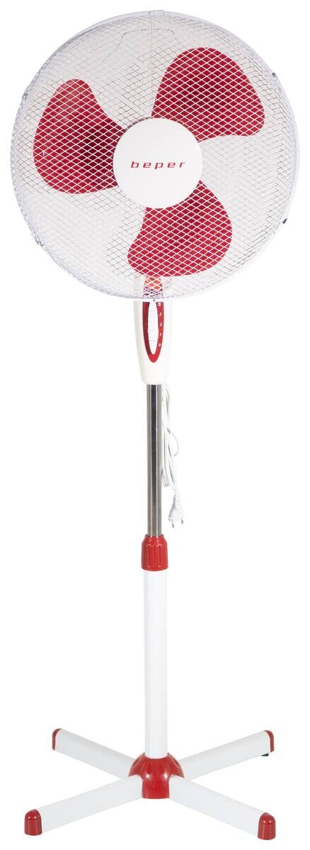 Ventilator 3437006 weiß Metall Kunststoff B/H/L: ca. 58x116x58 cm
