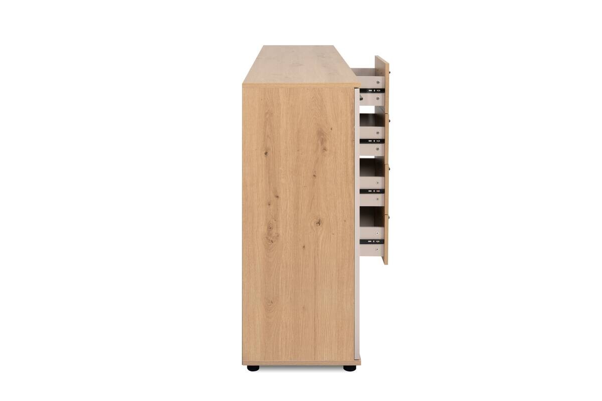Kommode Kerry 51B Eiche Artisan Nachbildung Kaschmir B/H/T: ca. 160x85x35 cm