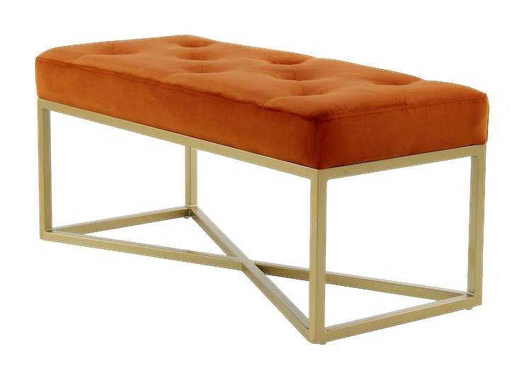 Sitzbank Diaz 101 orange B/H/T: ca. 40x40x90 cm