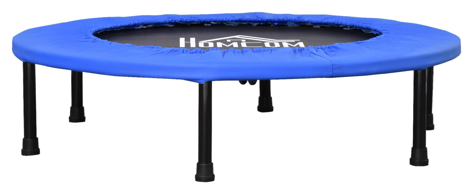 HOMCOM Fitness-Trampolin blau B/H/L: ca. 91x22,5x91 cm
