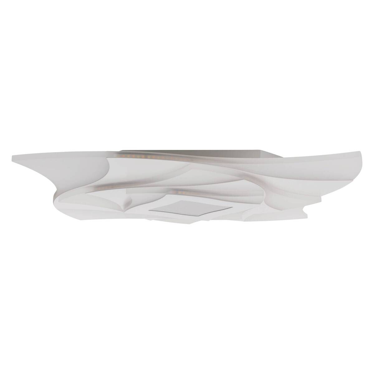 Näve Leuchten Deckenleuchte 1408477 Metall Kunststoff B/H/T: ca. 48x6x48 cm null 5 Brennstellen