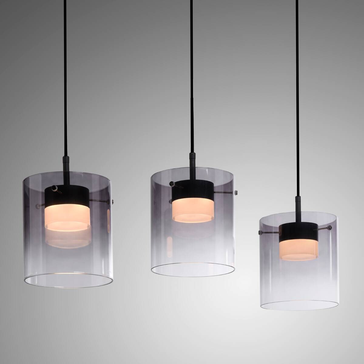 Just Light Pendelleuchte schwarz