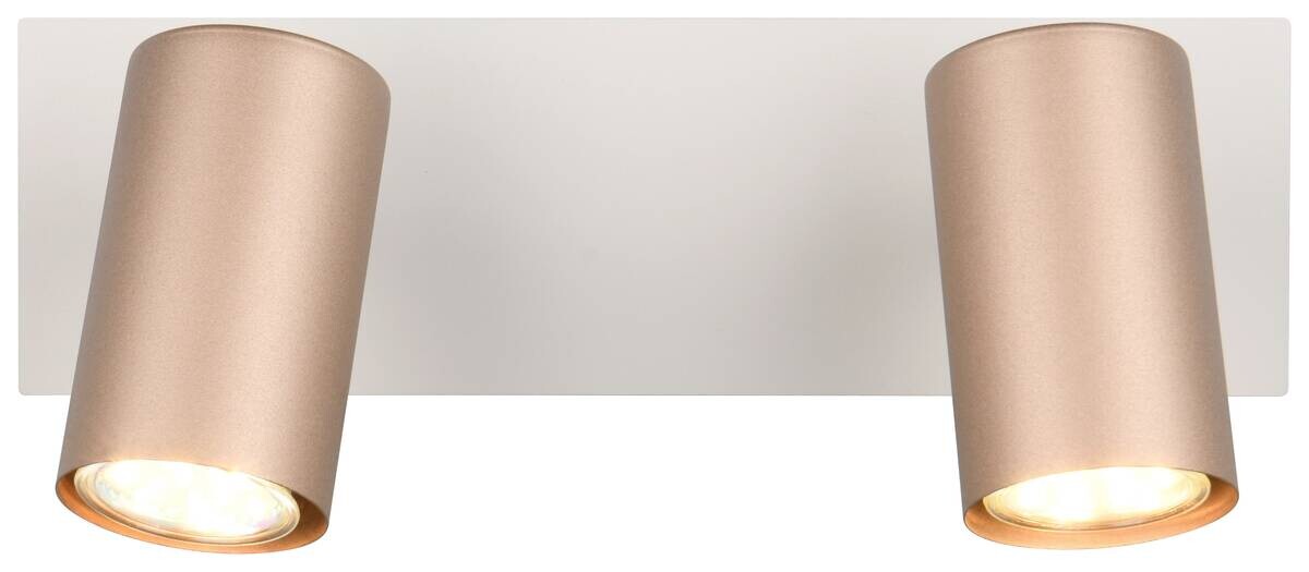 Reality Spot 2-flg. Marley kaffee Metall B/H/L: ca. 30x15x9 cm null 2 Brennstellen