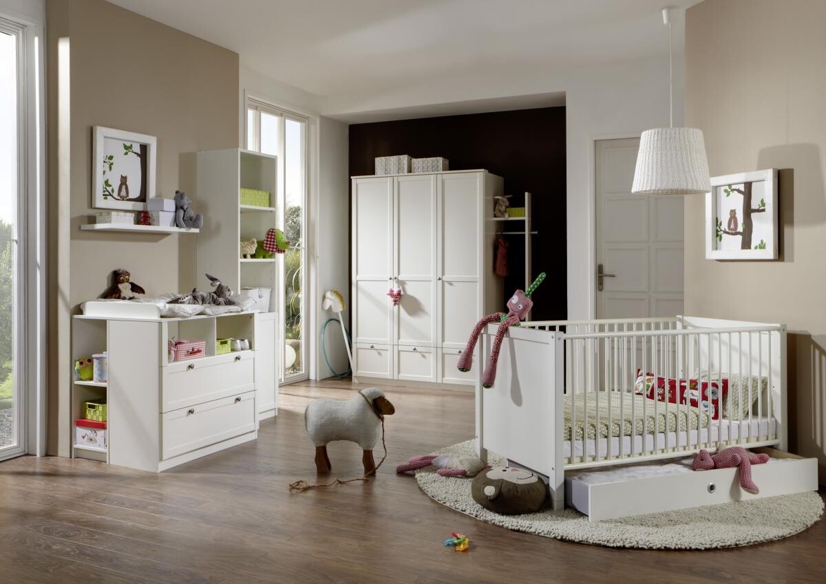 Babybett Filou Alpinweiß Liegefläche B/L: ca. 70x140 cm