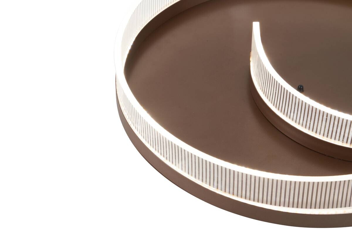 POCOline LED-Deckenleuchte Alena Cappuccino Metall H/D: ca. 10x50 cm